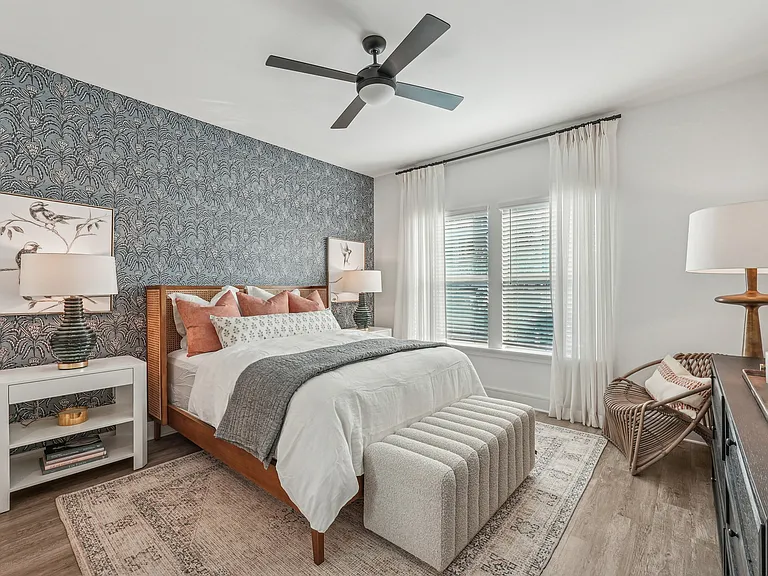 Large Bedroom with Window and Bathroom Access
