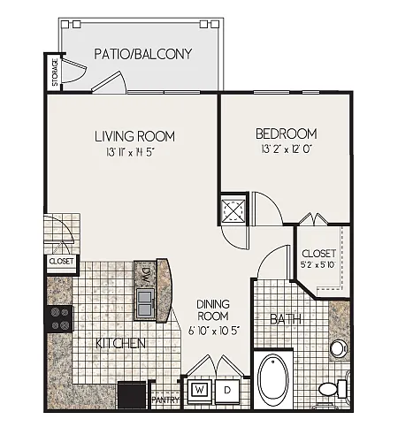 Floor plan A1M
