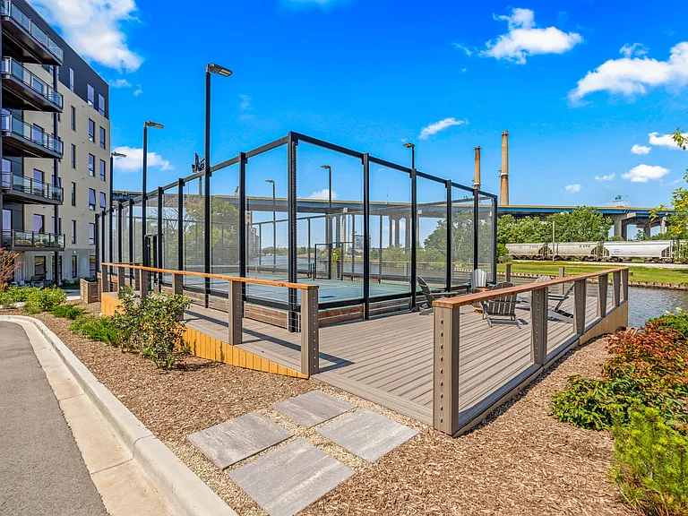 Platform Tennis Court, Heated and Lit