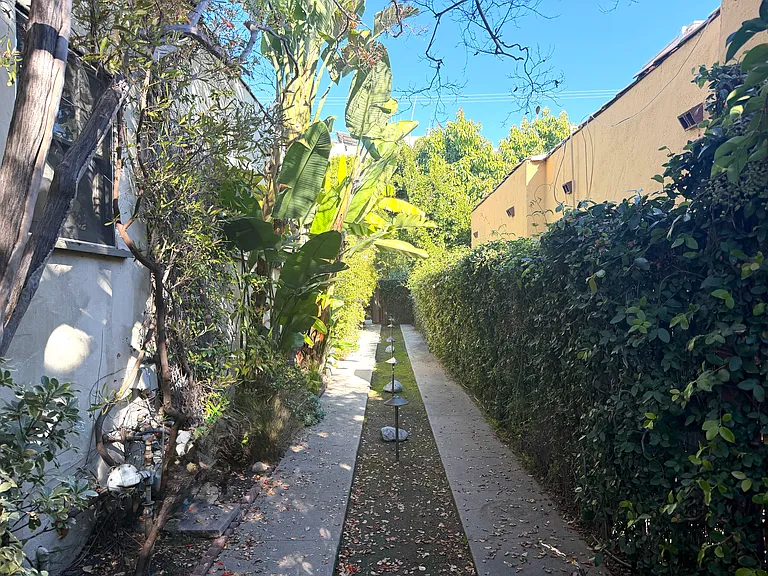 path to the back house.