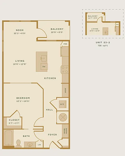 Floor plan Beacon