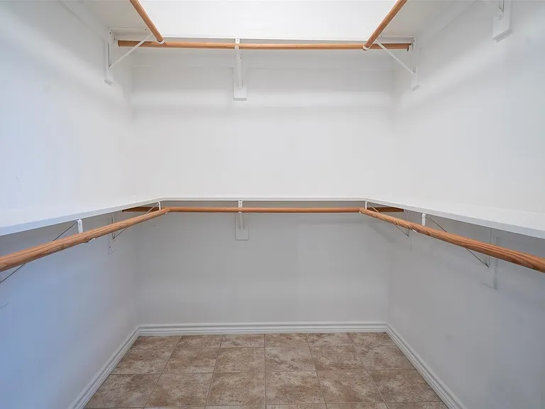Primary walk-in closet