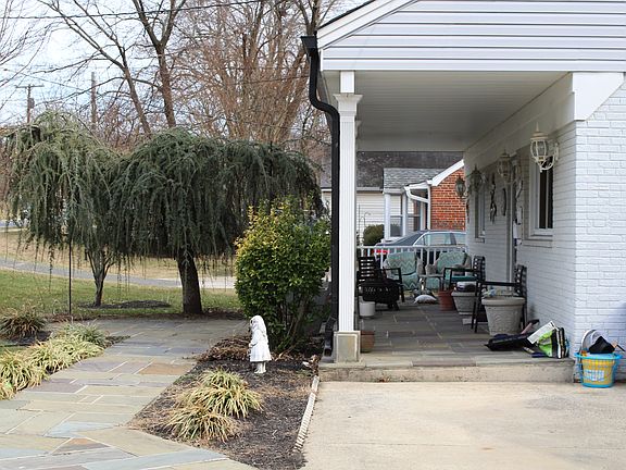 Front walkway and porch