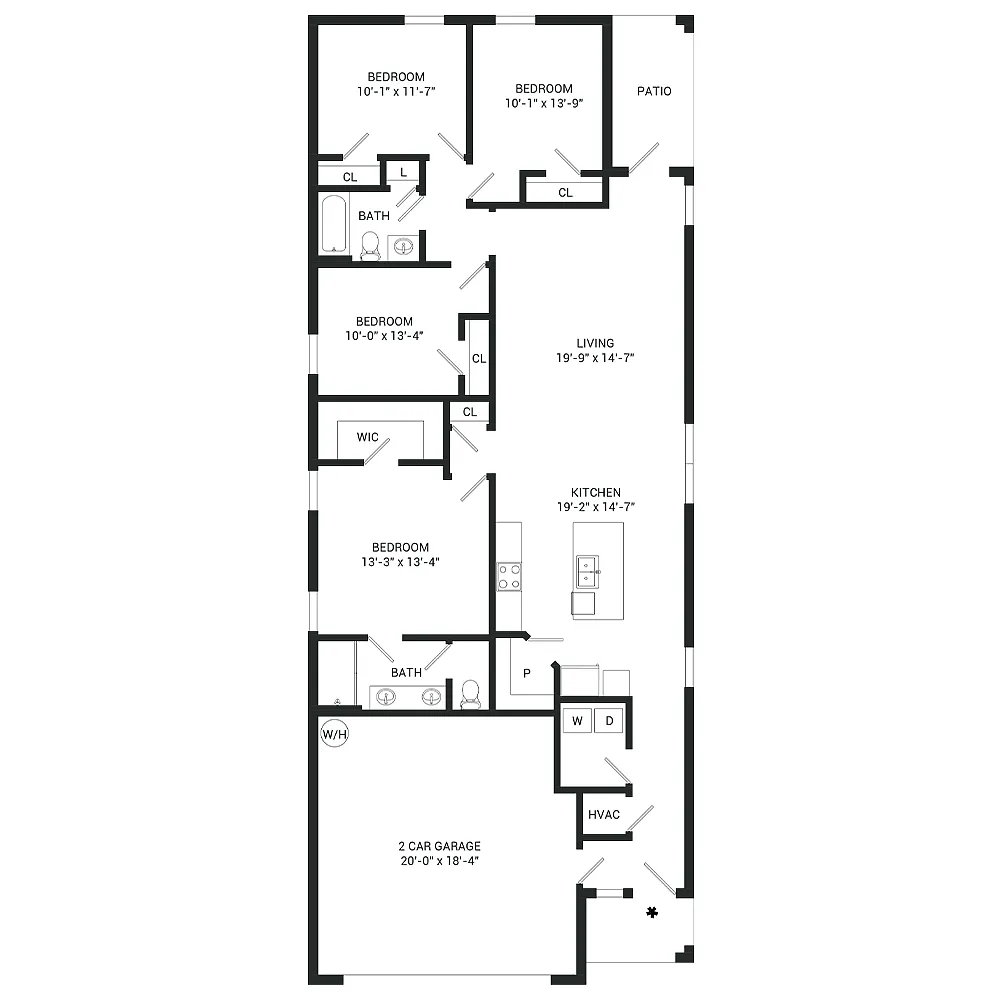 Floor plan Harper