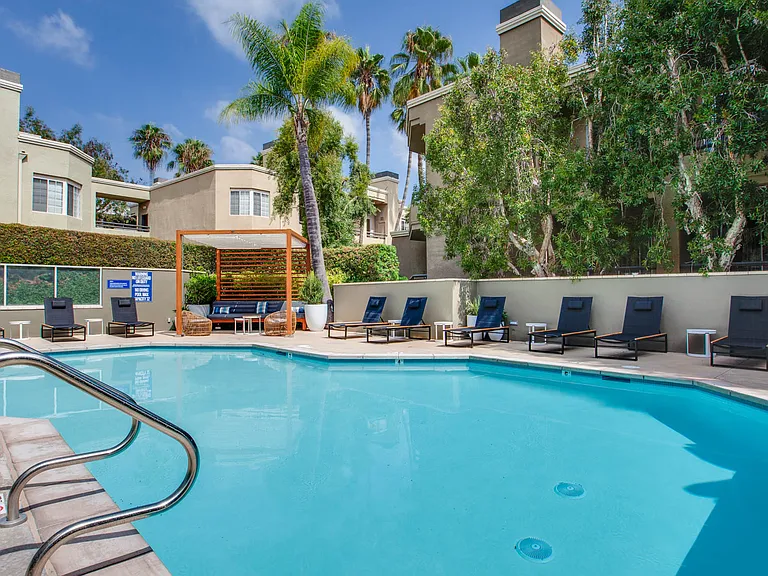 Enjoy one of our two resort-inspired swimming pools