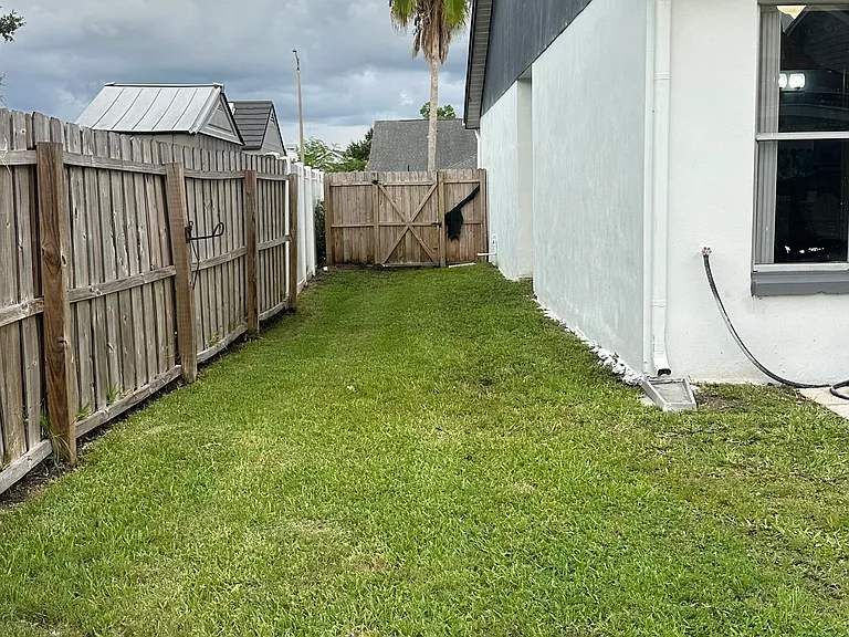 More yard.