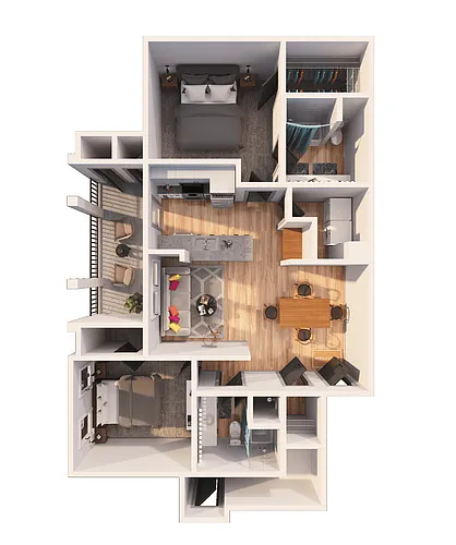 Floor plan Residence 8 Luxury