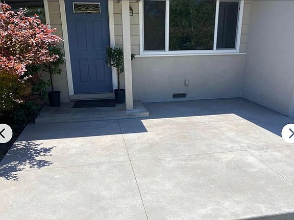 Front entrance and patio