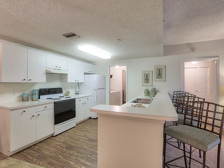 Kitchen with breakfast bar