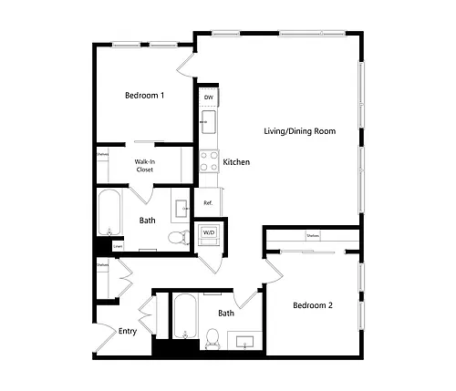 Floor plan B3