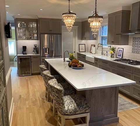 Just inside the entry door and brief foyer, you are greeted by newly remodeled, chef approved, gourmet kitchen.