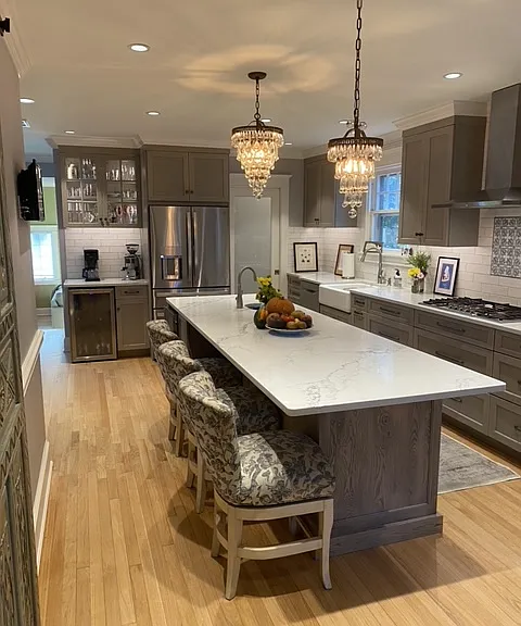 Just inside the entry door and brief foyer, you are greeted by newly remodeled, chef approved, gourmet kitchen.