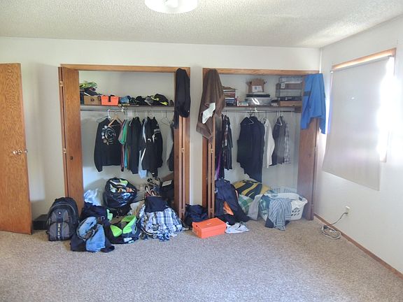 Both closets are very large