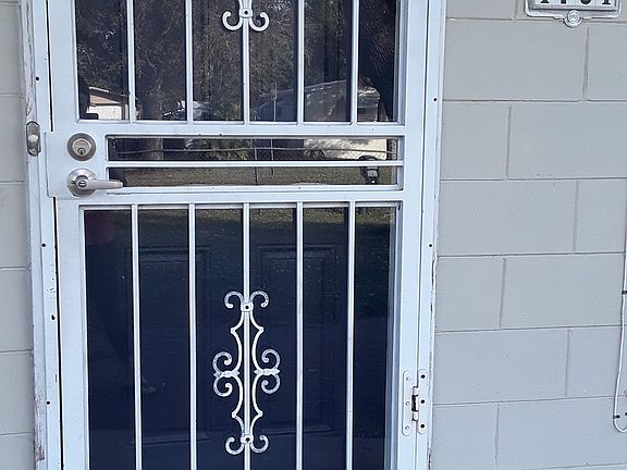 Front door - extra security deadbolt