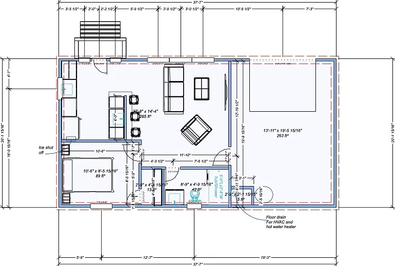 1 bed, 430 sqft, $1,100 — Photo 2