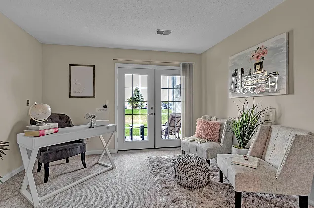 Private Patio off the Second Bedroom