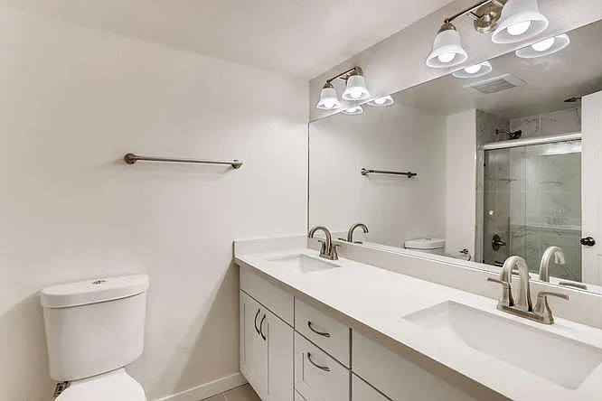 Hallway bathroom