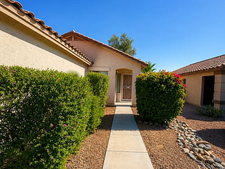 Front Yard to front door