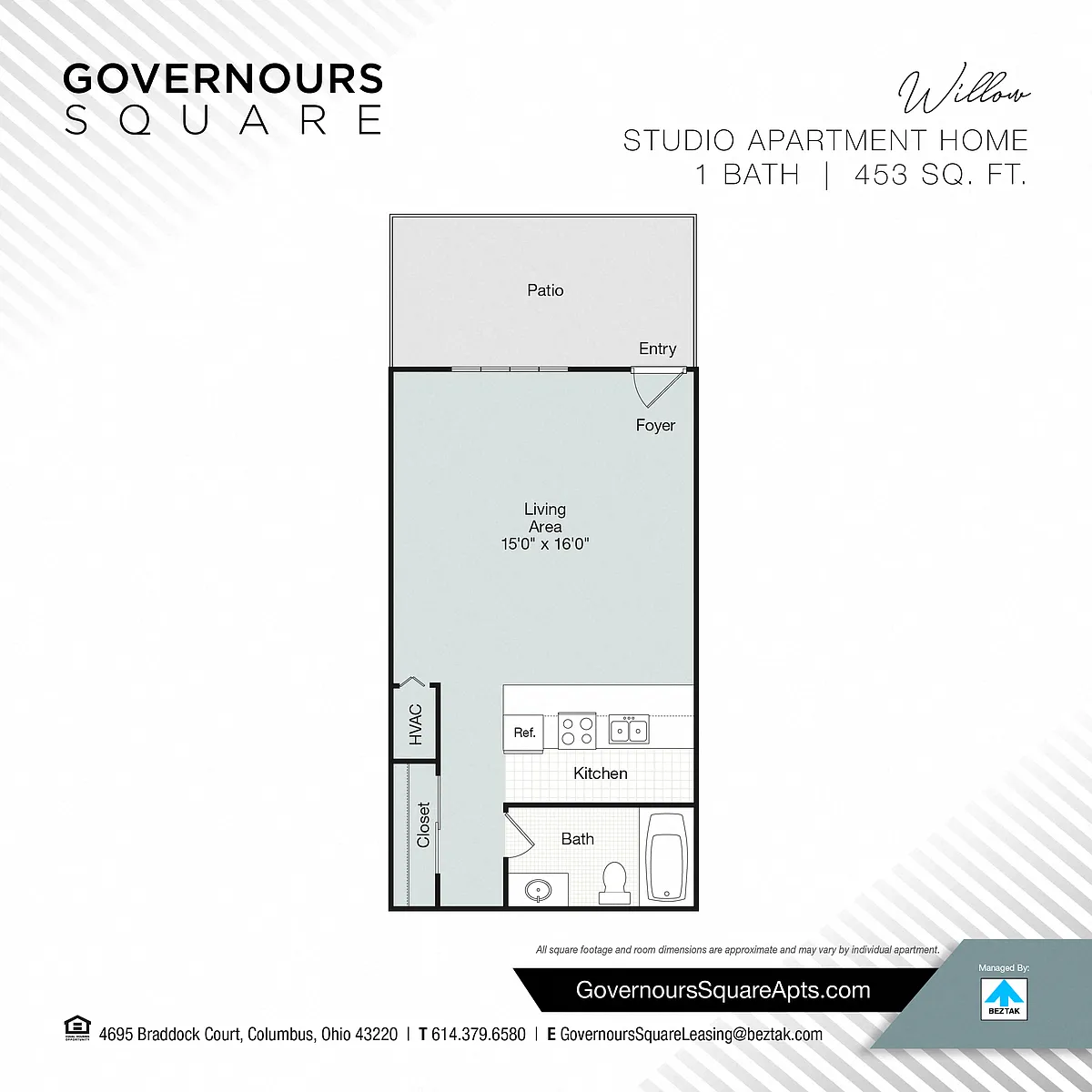 Floor plan Willow