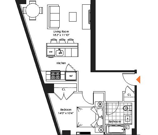 2nd image of 4107 Crescent St #8A