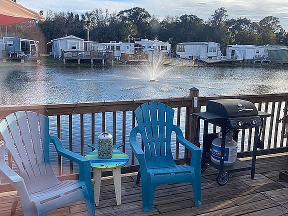 Private deck on the water!