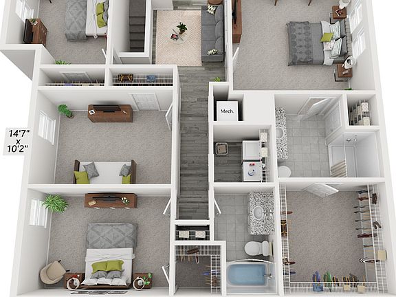 5th image of 4104 Scarlet Oak Ln #4057FT
