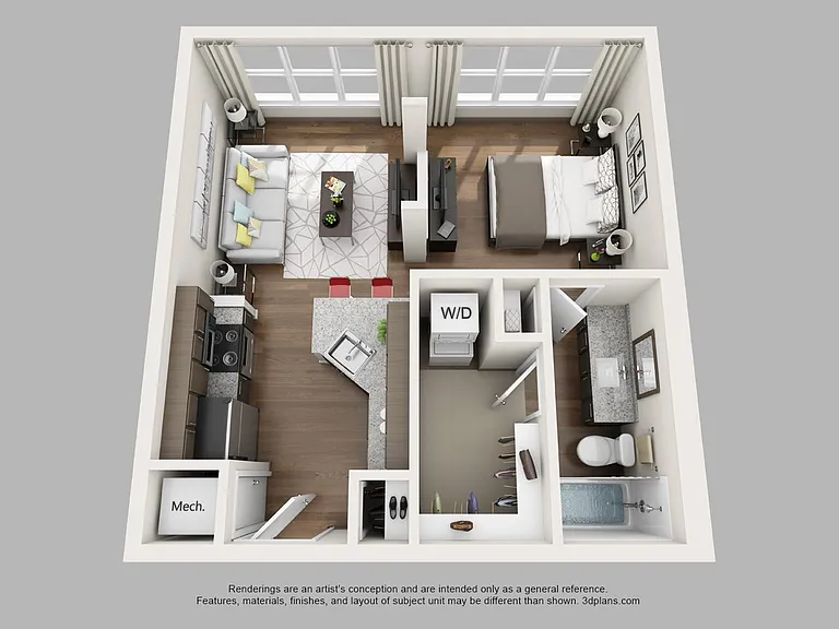 M Station - Penn - 1 Beds - 1 Baths - 564 Sq. ft.