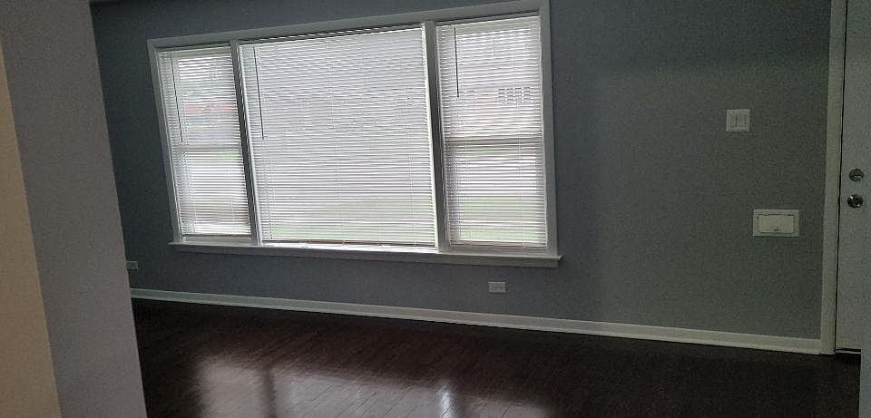 Living room with large window for natural light