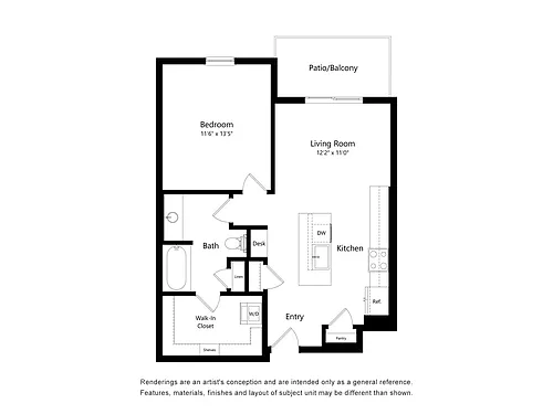 Floor plan 1BALT2