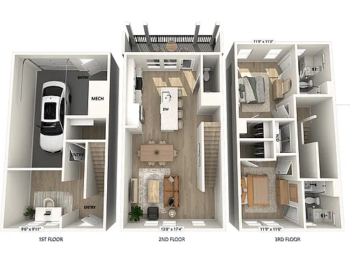 Floor plan BT1.1-D-1459sf-Upgrade