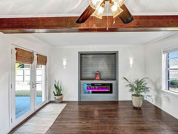 Family Fireplace Entertain