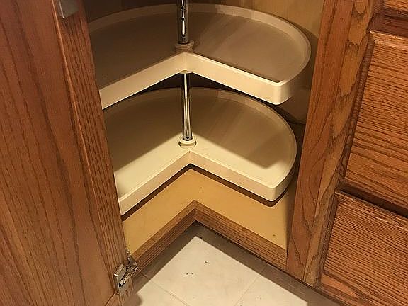 Lazy Susan bottom cabinets 