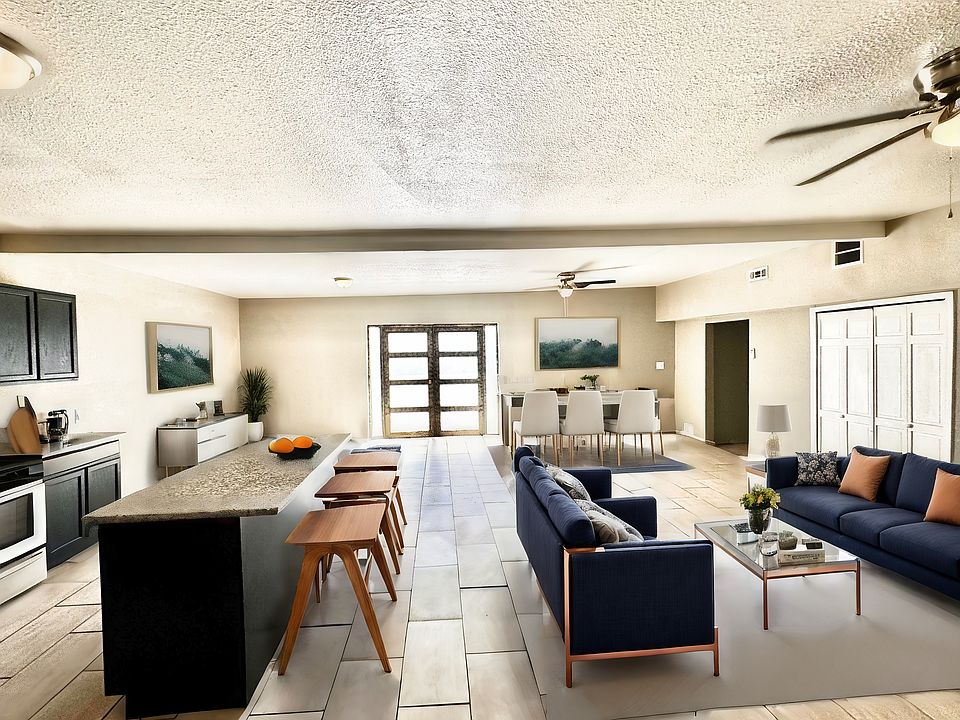 Dining room and living room