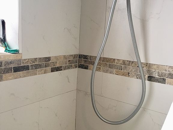 Modern updated bathroom 