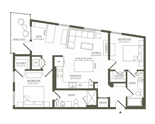 Floor plan B6