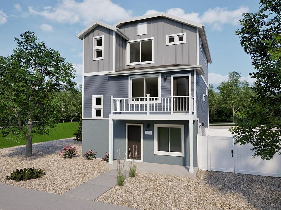 A view of the front exterior elevation of the Rand