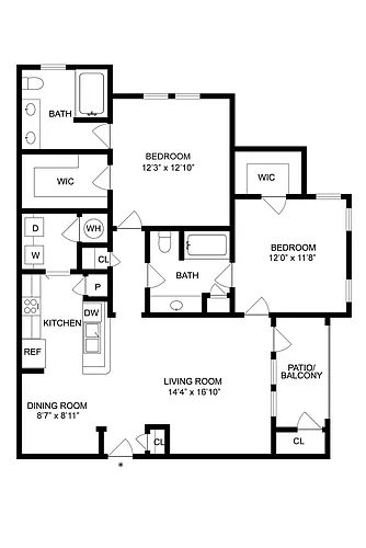 Floor plan Hudson