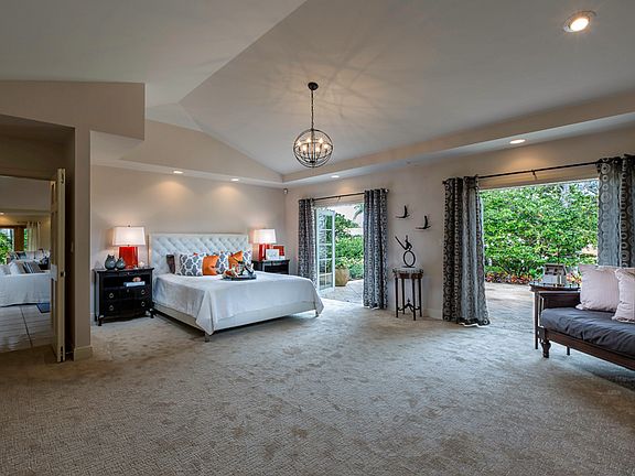 Spacious master suite
