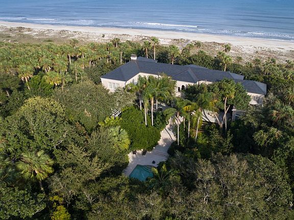 Aerial with pool and ocean