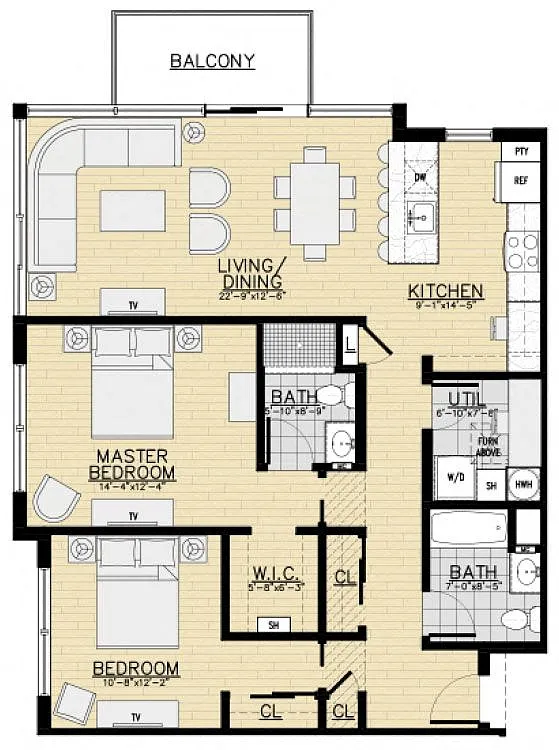 Floor plan C1