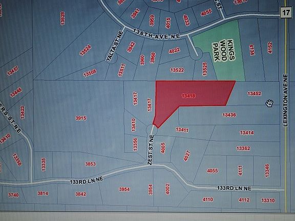 Property Highlighted in Red
