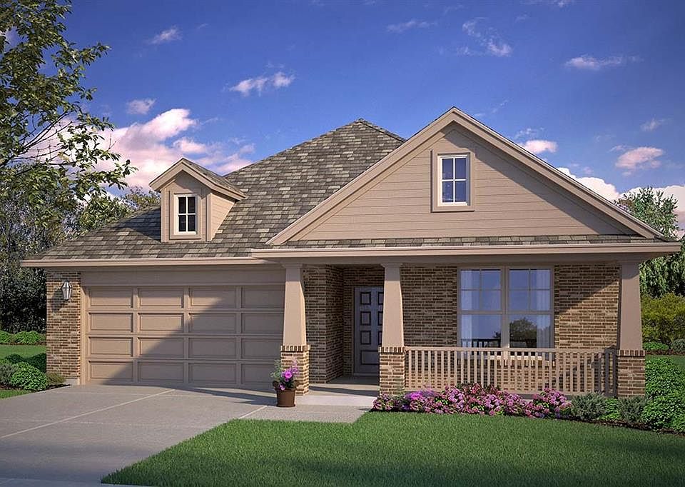D.R. Horton's White Rock Floorplan Elevation I. Photos shown here may not depict the specified home & features included are for illustration purposes only