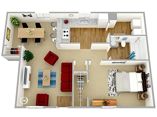 Floor plan The Throne
