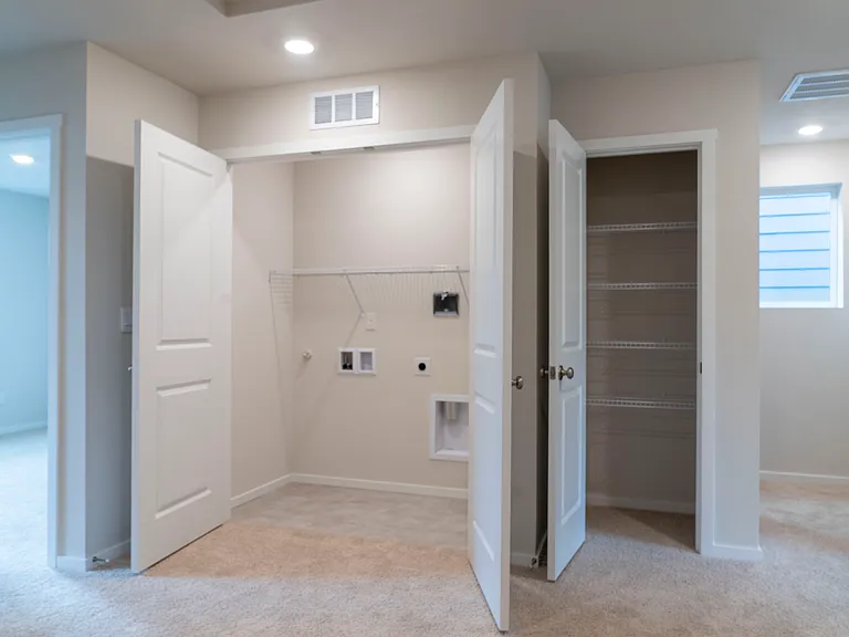 Common area upstairs-washer and dryer closet