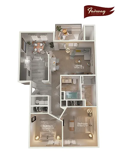 Floor plan Hook Shot (D)