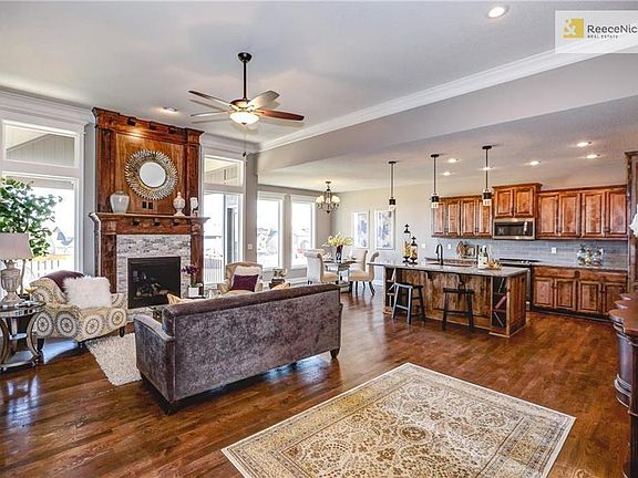 simulated photo:Superb Open Concept Living! Tall Windows and Tall Ceilings make this space feel grand.