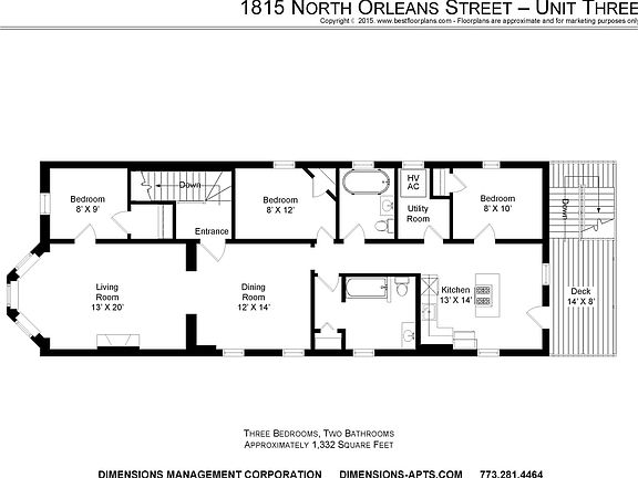 2nd image of 1815 N Orleans St #1
