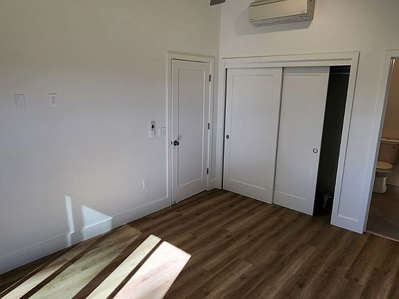 Bedroom with closet