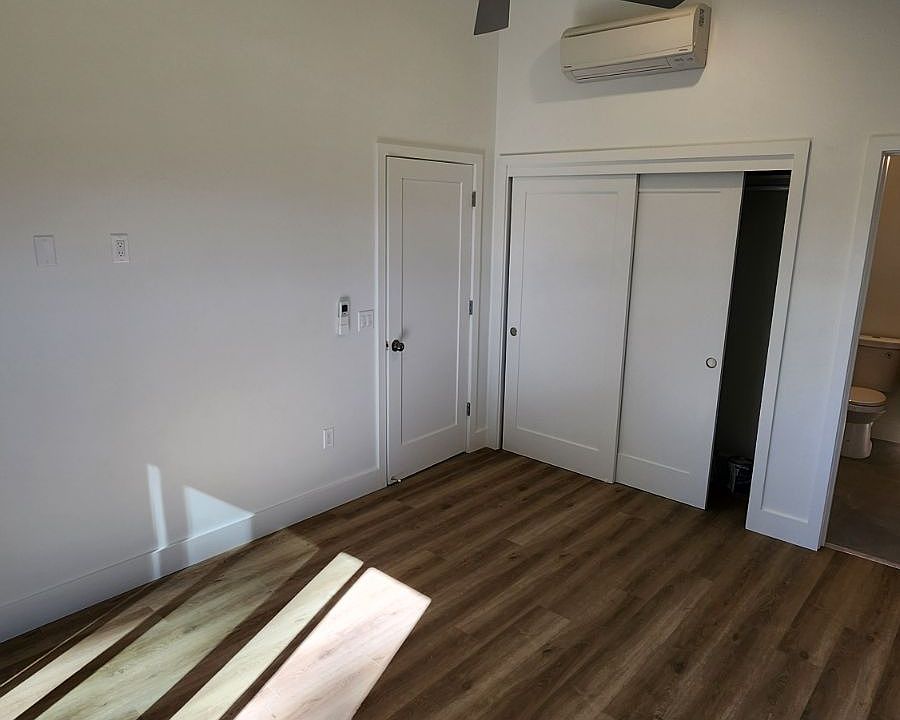 Bedroom with closet