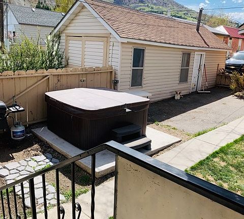 Hot tub comes with purchase!